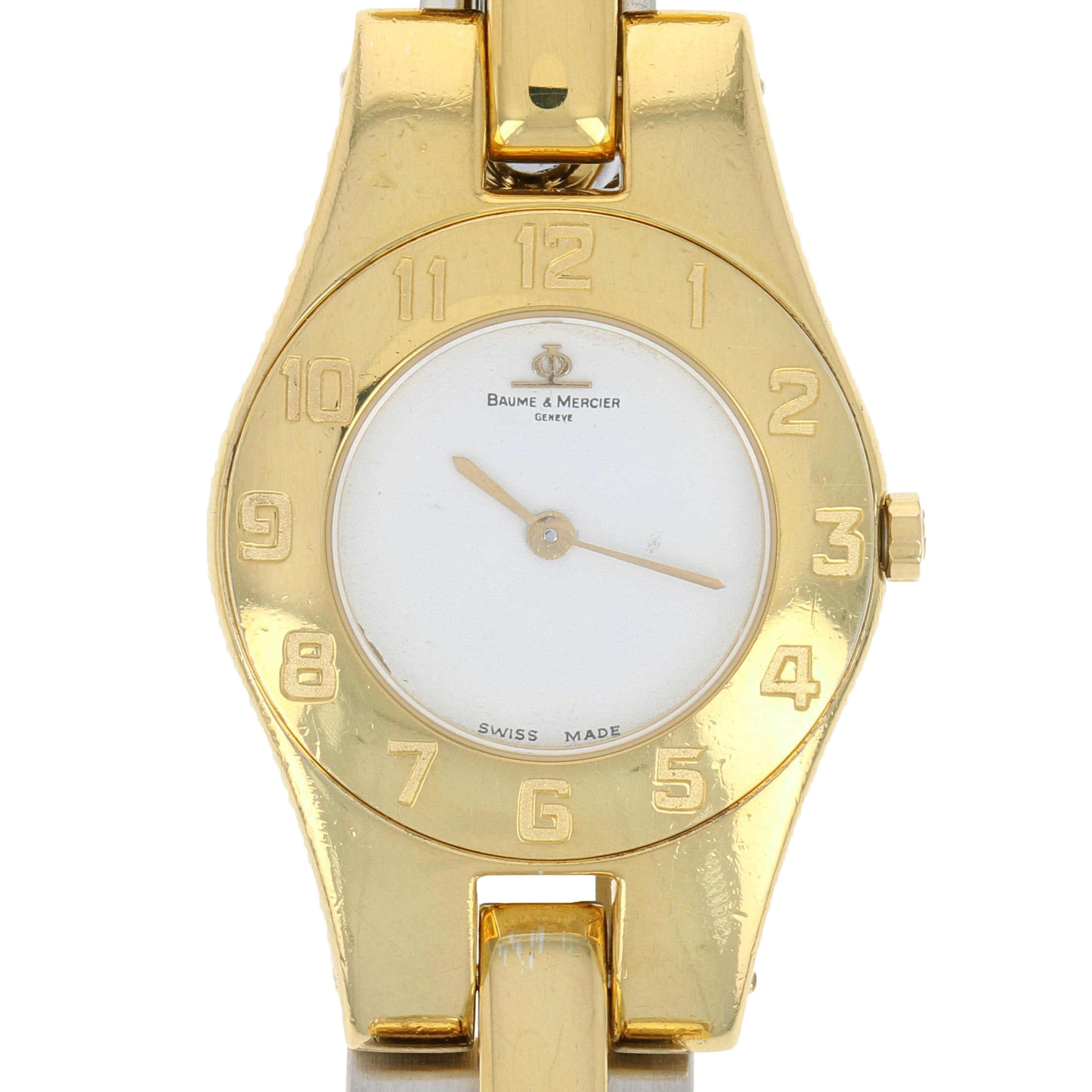 baume mercier gold watch ladies