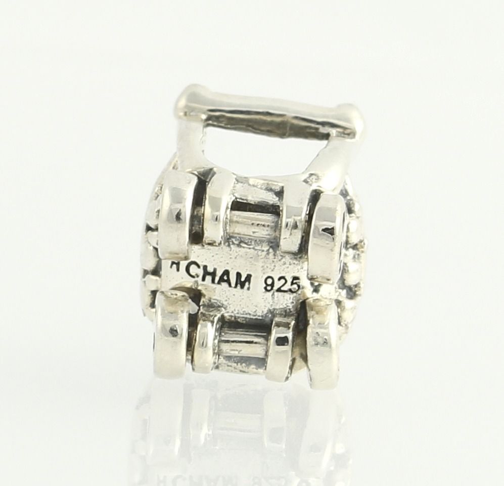 NEUF de la marque Chamilia Argent Sterling Baby Buggy Moving Roues Bead 2010-3083
