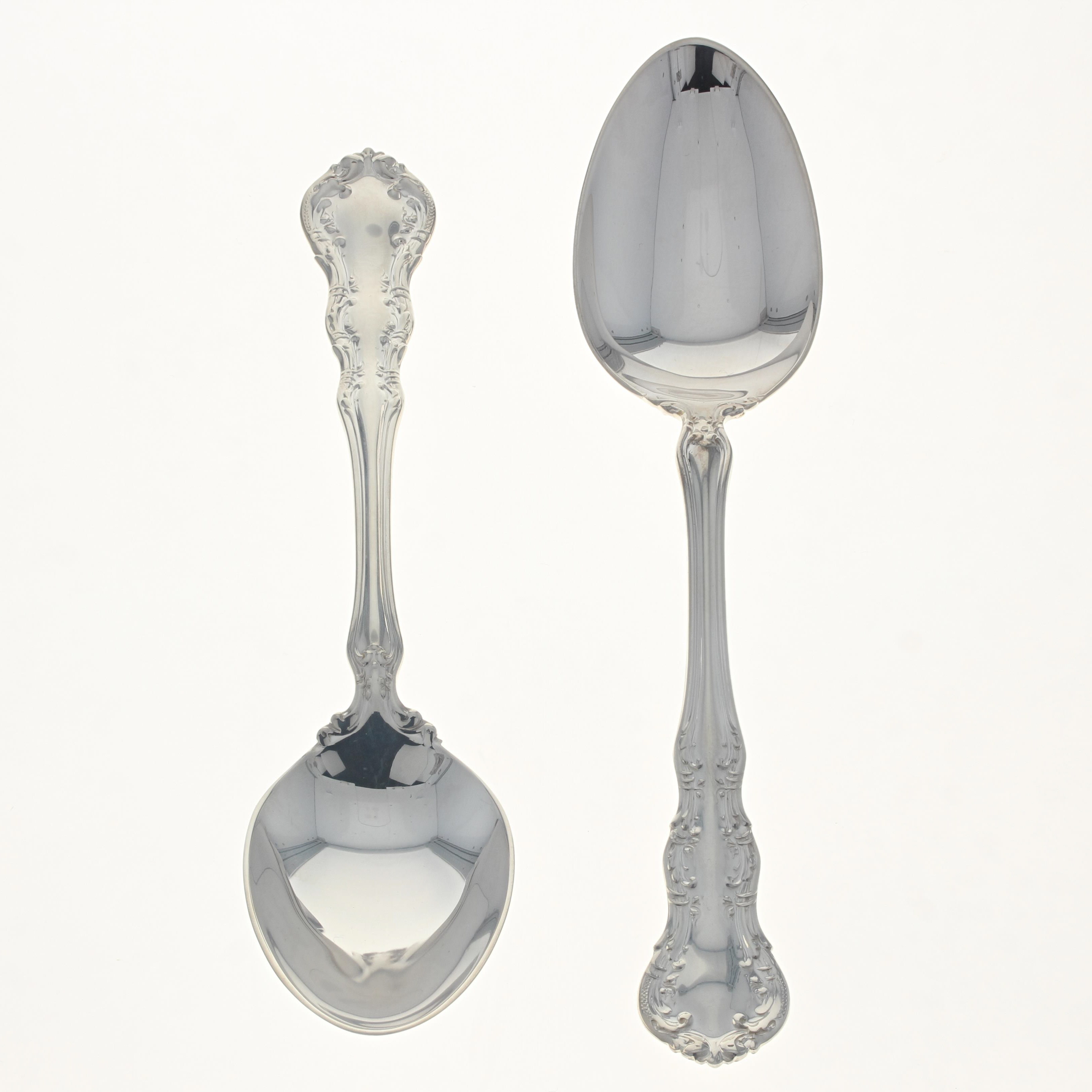 Oval Soup KING LOUIS International Sterling Silver Flatware s Dessert Spoon