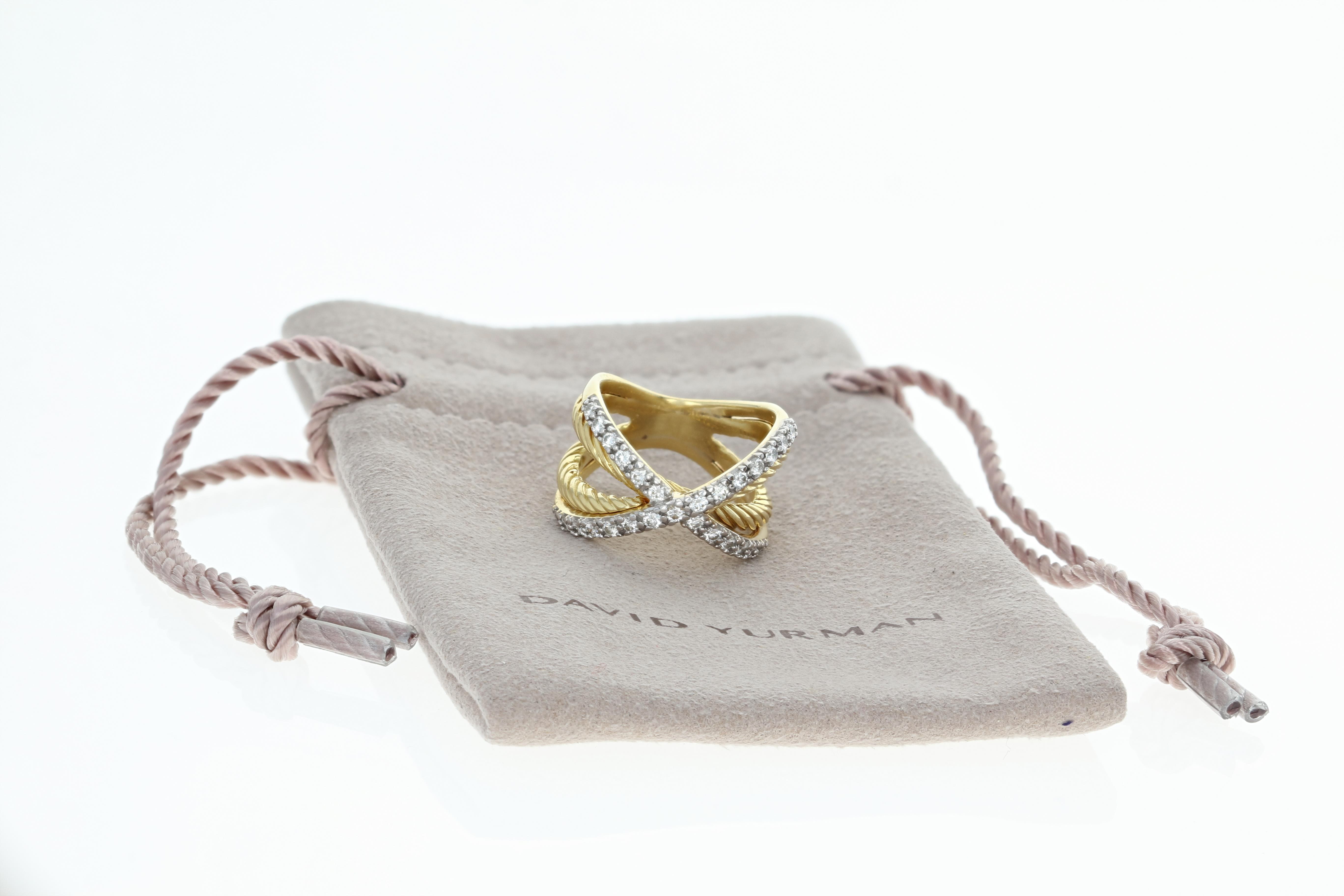 David Yurman Crossover Engagement Ring Set David Yurman Crossover Engagement Ring Set