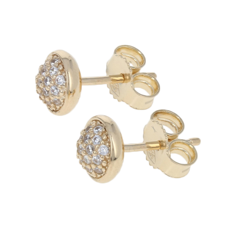 NEW Authentic Pandora Dazzling Droplets Stud Earrings - 14k Gold Clear 256212CZ 5700302591231 | eBay