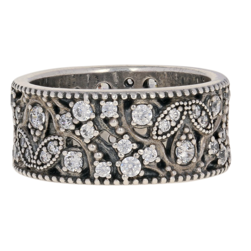 anello pandora foglie luccicanti anello pandora foglie luccicanti