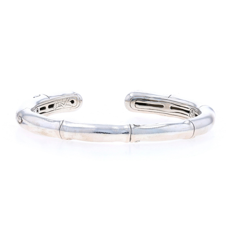 アクセサリー BYOKA  BUD CUFF John Hardy Bamboo Onyx Hinged Kick Cuff Bracelet 6 1/2