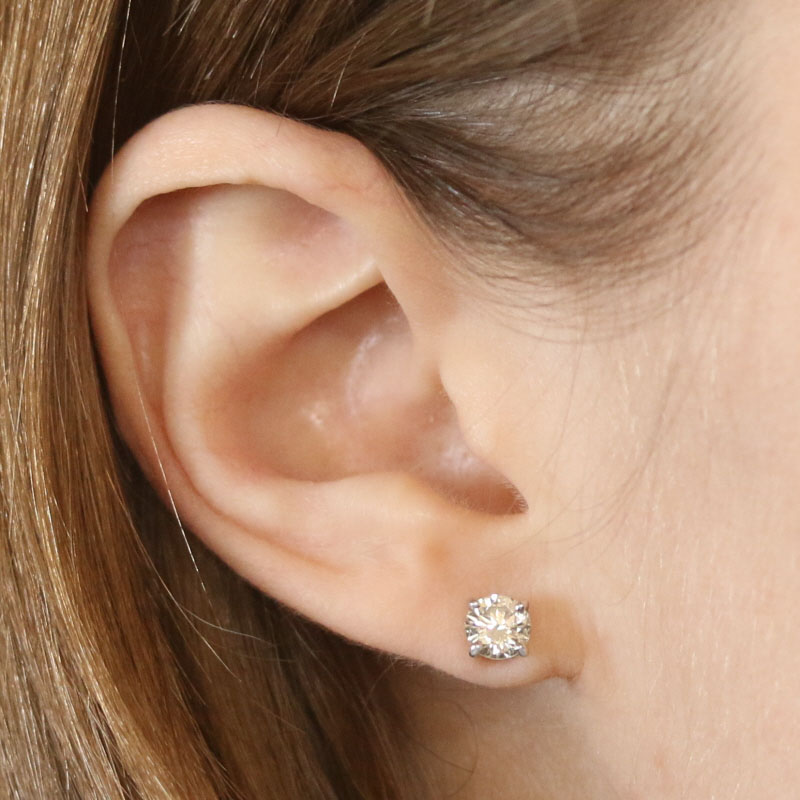 14kt Two-Tone Gold Diamond Cut Hoop Earrings | Costco