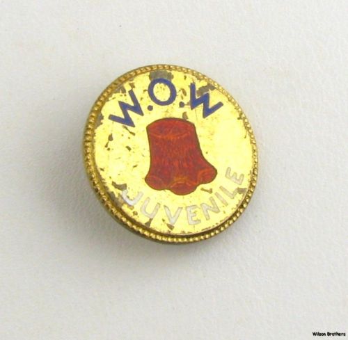 Woodmen of the World WOW Sterling Silver Juvenile