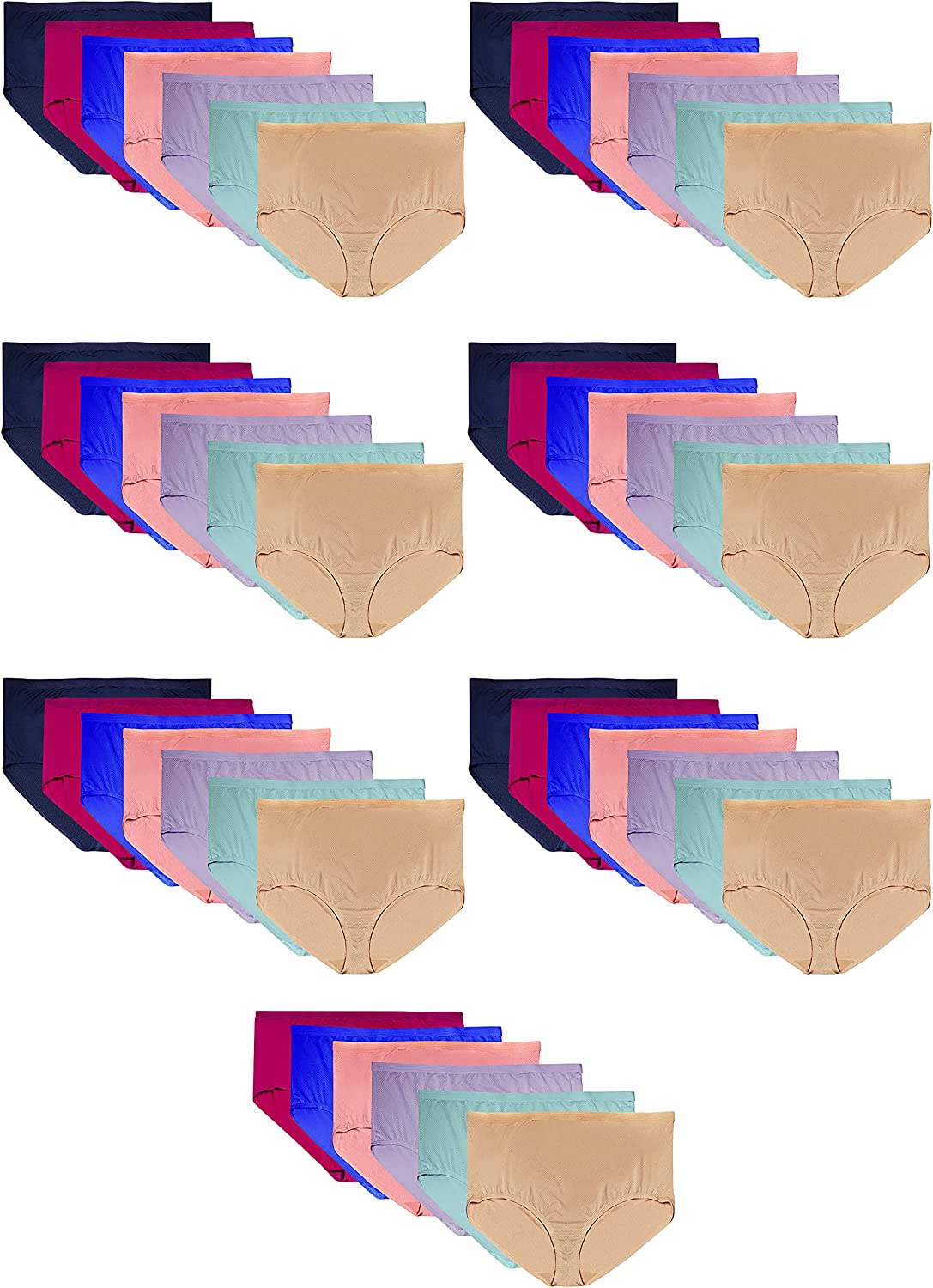 Yacht & Smith 48 Pack Women’s Wholesale Bulk Underwear Brief Underpants Panties