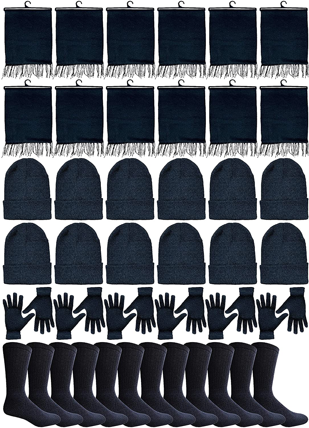 Yacht & Smith Wholesale Bulk Winter Thermal Beanies Skull Caps,Unisex - Picture 6 of 167