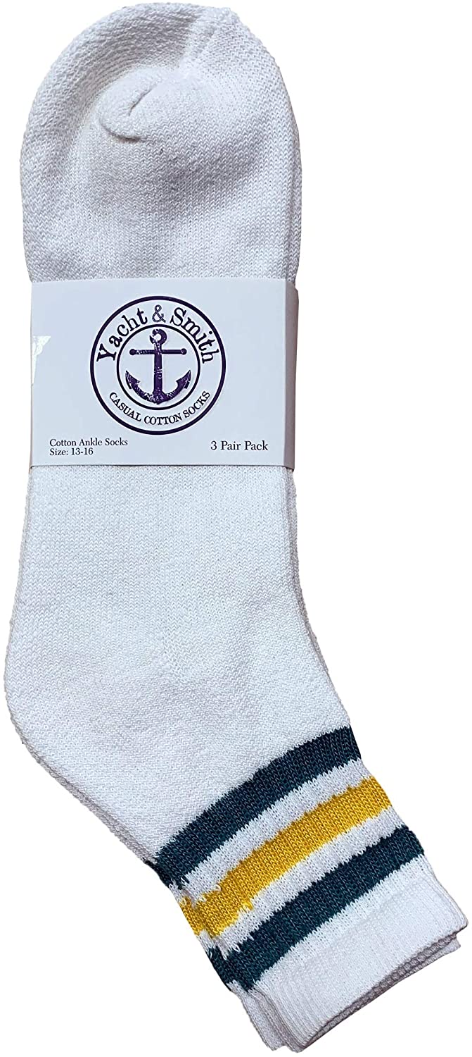 Yacht & Smith Mens Ankle Wholesale Bulk Pack Athletic Sports Socks - Picture 34 of 111