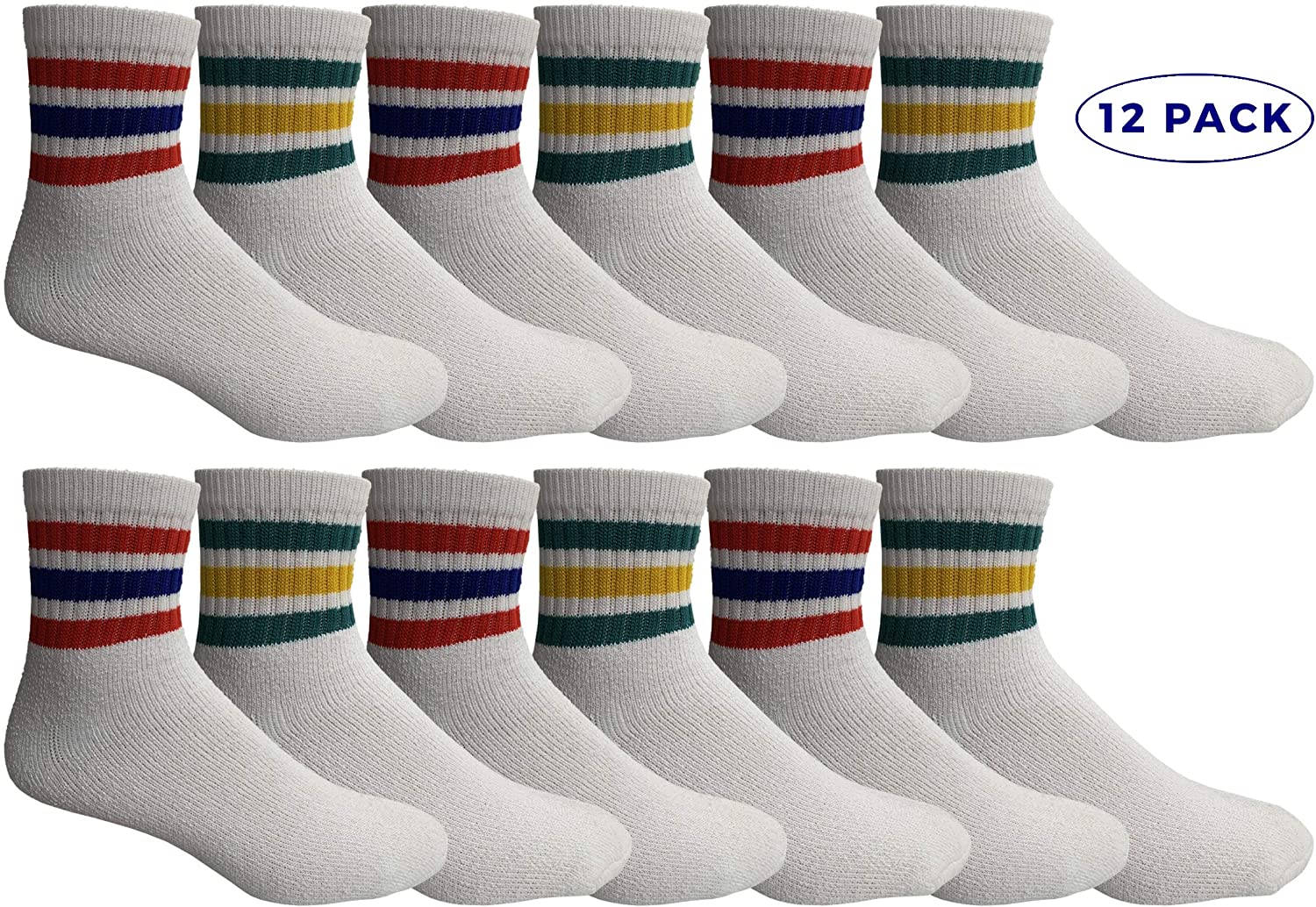 Yacht & Smith Mens Ankle Wholesale Bulk Pack Athletic Sports Socks - Picture 33 of 111