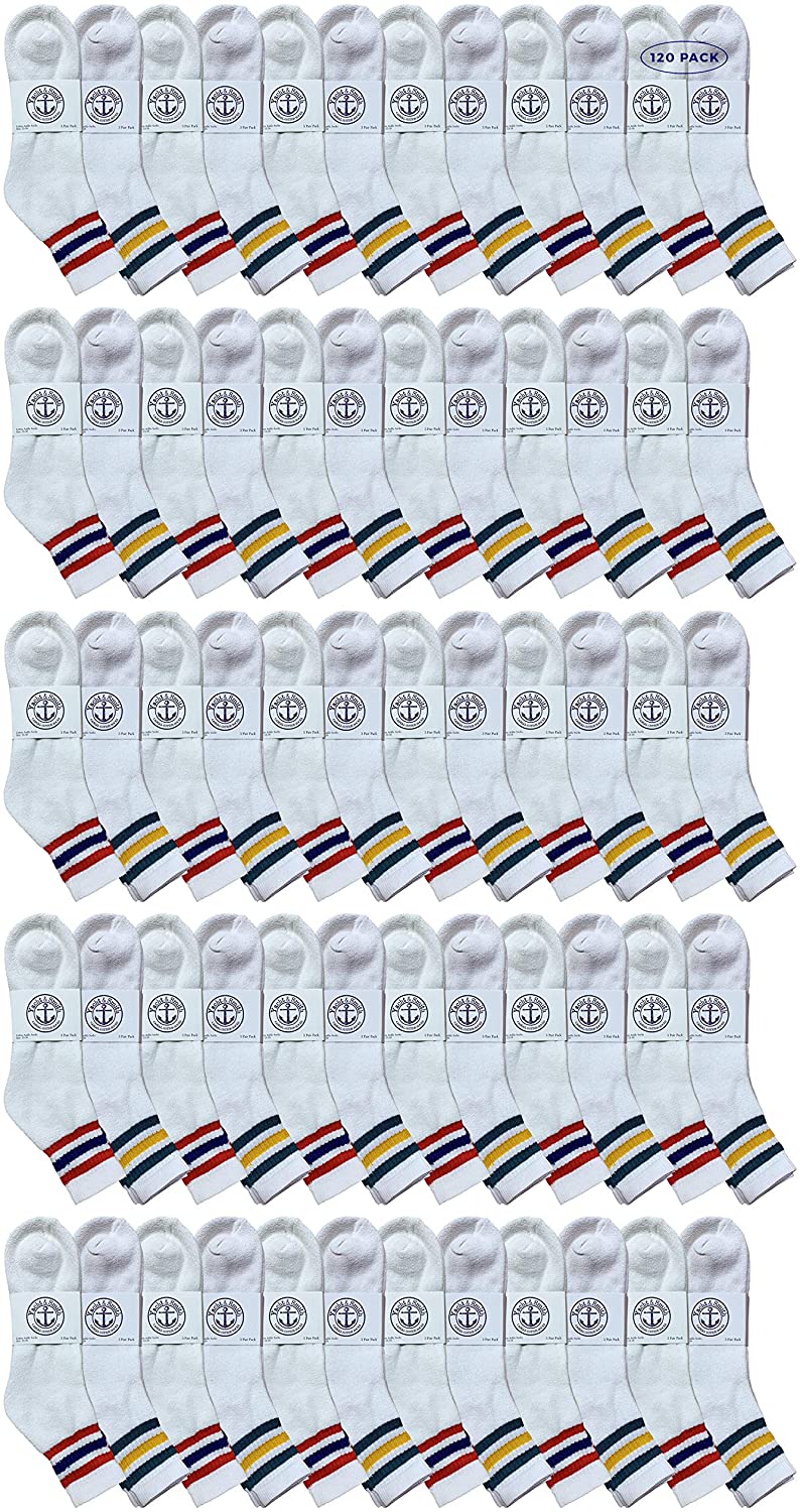Yacht & Smith Mens Ankle Wholesale Bulk Pack Athletic Sports Socks - Picture 36 of 111