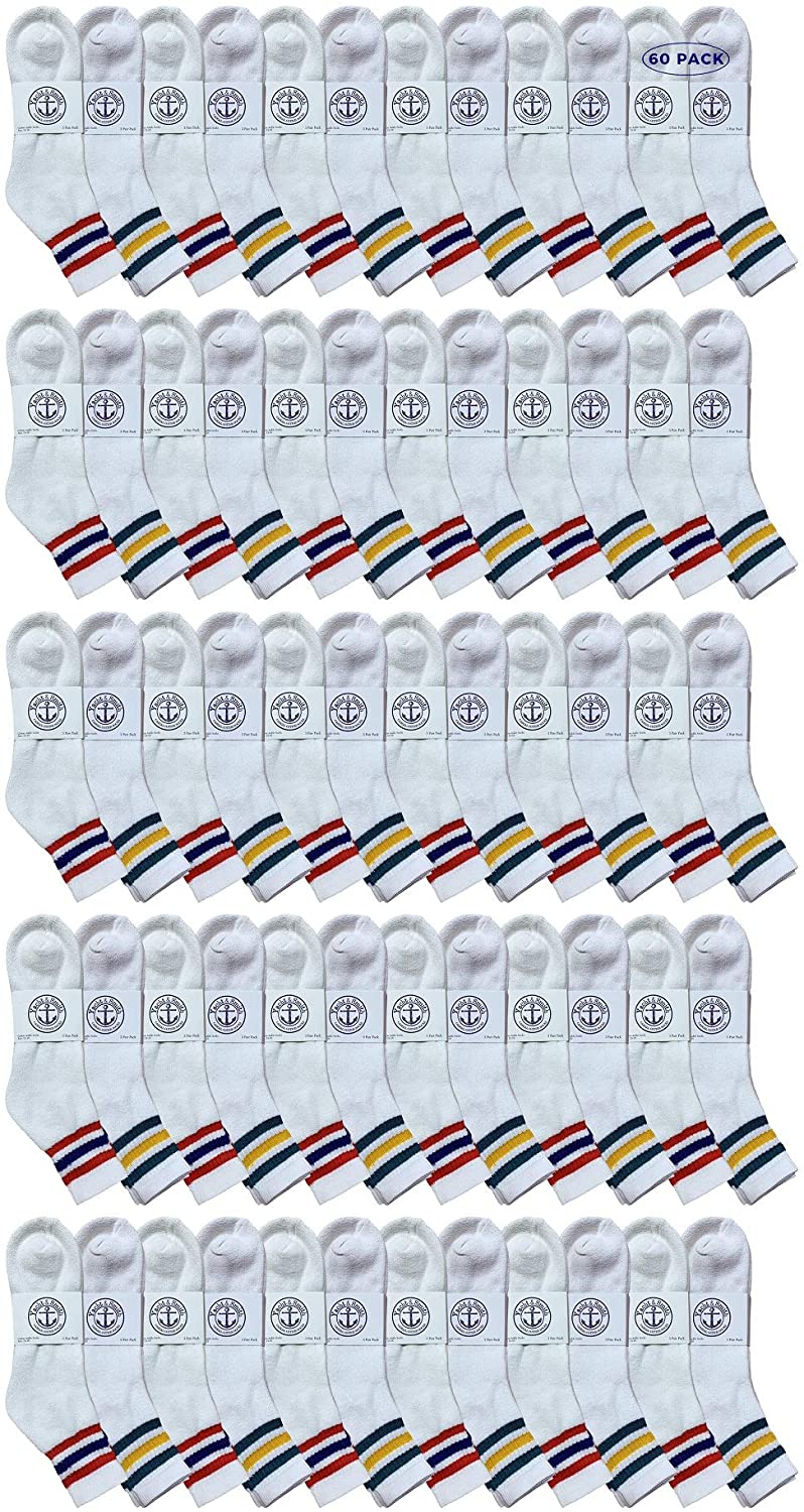 Yacht & Smith Mens Ankle Wholesale Bulk Pack Athletic Sports Socks - Picture 56 of 111