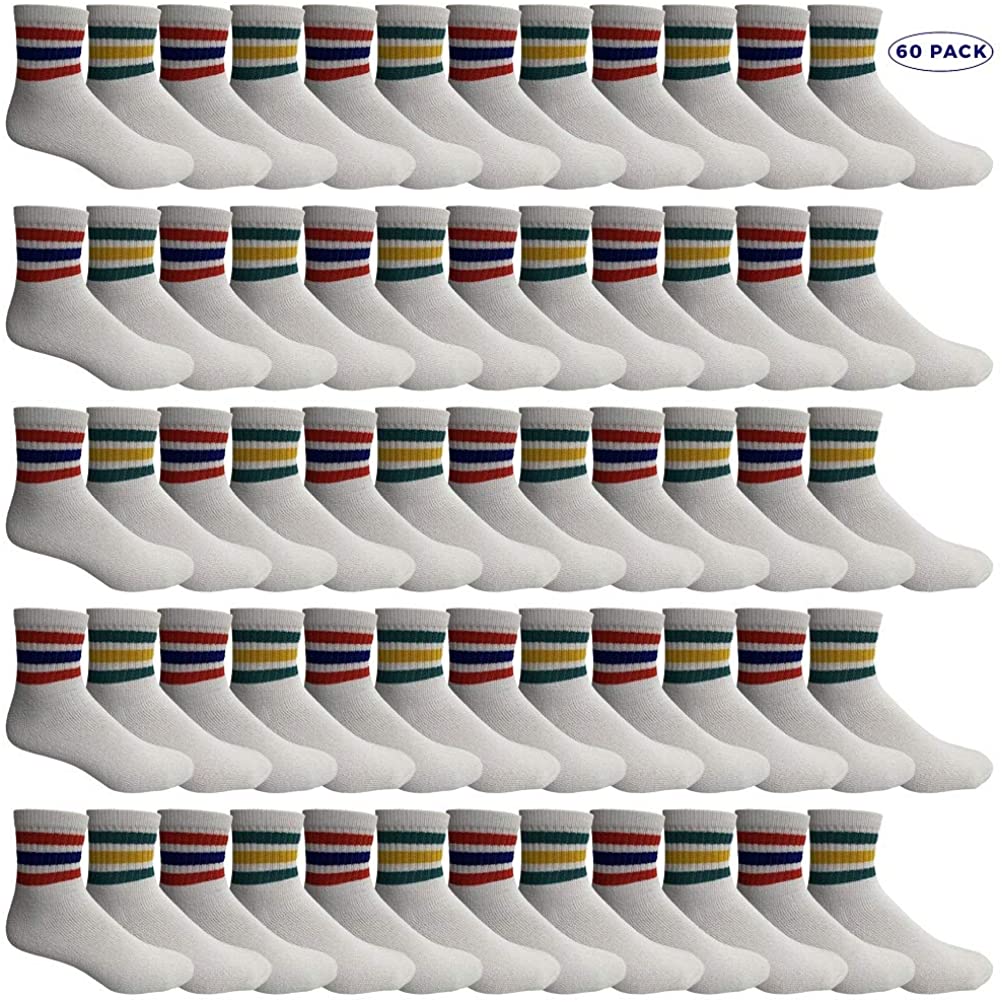 Yacht & Smith Mens Ankle Wholesale Bulk Pack Athletic Sports Socks - Picture 57 of 111