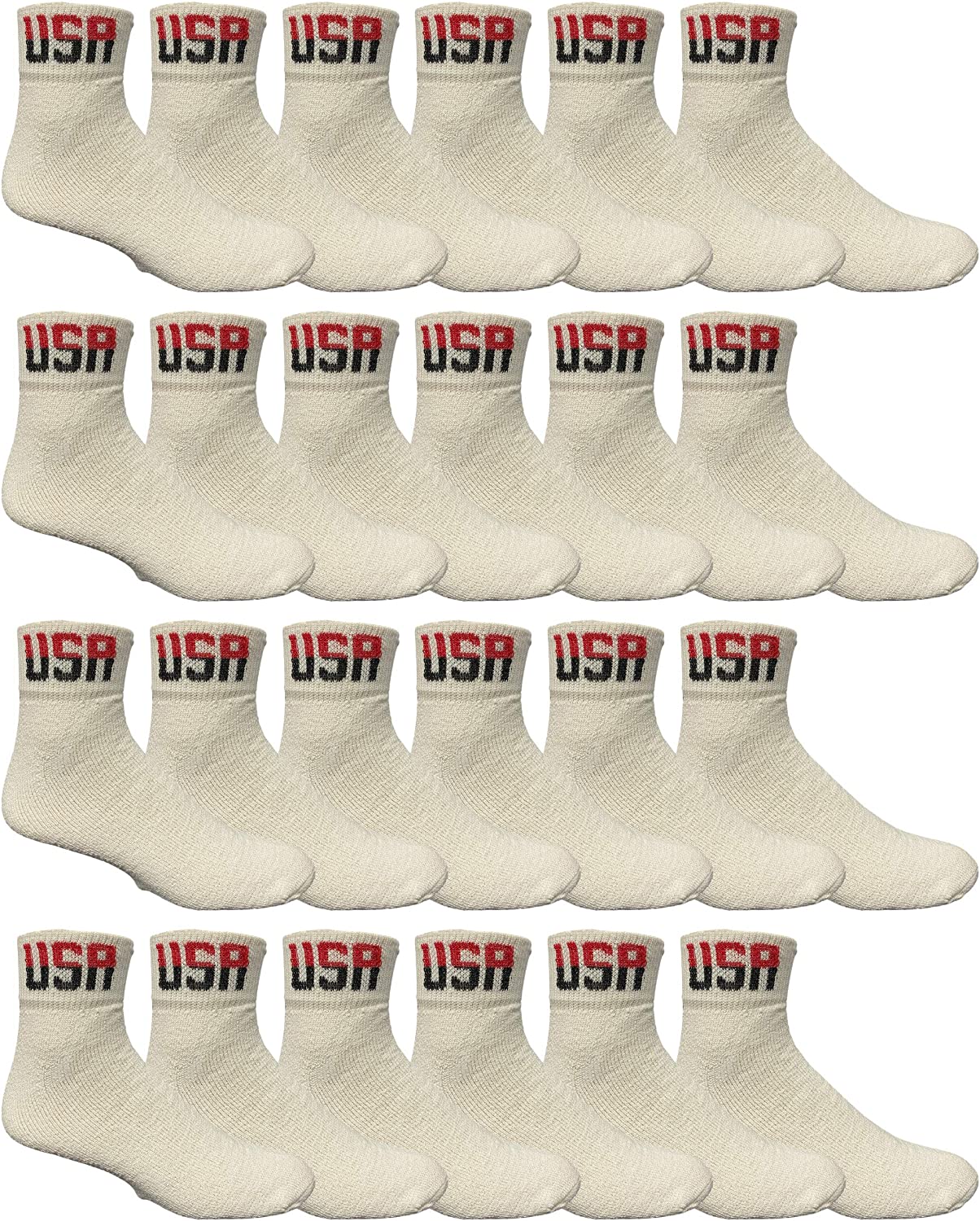 Yacht & Smith Mens Ankle Wholesale Bulk Pack Athletic Sports Socks - Picture 84 of 111