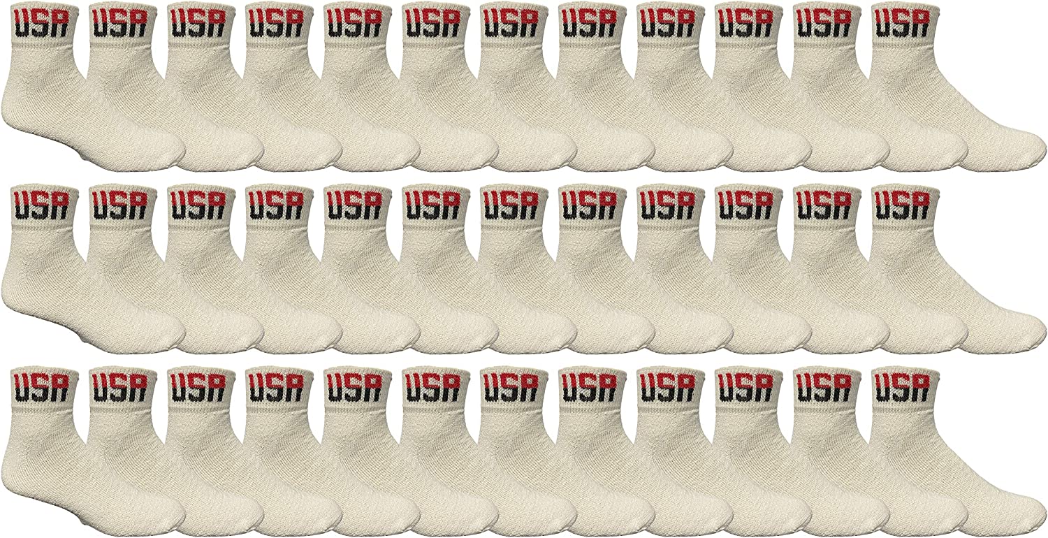 Yacht & Smith Mens Ankle Wholesale Bulk Pack Athletic Sports Socks - Picture 88 of 111