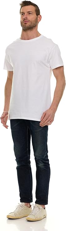 60 Pack Men's Cotton Crewneck T-Shirts Bulk Wholesale Assorted Multipack Tees - Picture 12 of 19