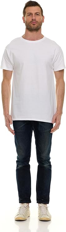 60 Pack Men's Cotton Crewneck T-Shirts Bulk Wholesale Assorted Multipack Tees - Picture 11 of 19