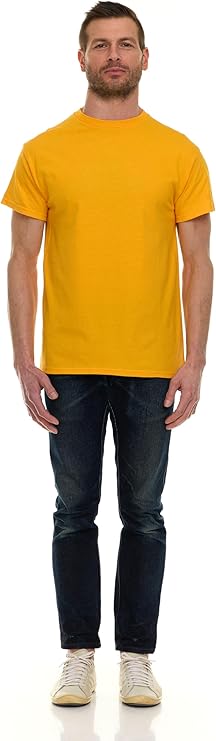 60 Pack Men's Cotton Crewneck T-Shirts Bulk Wholesale Assorted Multipack Tees - Picture 16 of 19