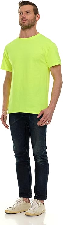 60 Pack Men's Cotton Crewneck T-Shirts Bulk Wholesale Assorted Multipack Tees - Picture 15 of 19