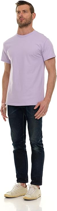 60 Pack Men's Cotton Crewneck T-Shirts Bulk Wholesale Assorted Multipack Tees - Picture 18 of 19