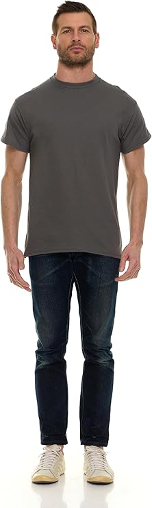 60 Pack Men's Cotton Crewneck T-Shirts Bulk Wholesale Assorted Multipack Tees - Picture 19 of 19