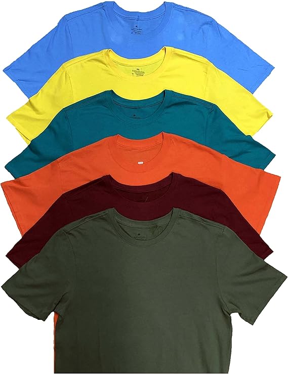 BILLIONHATS 12 Pk Wholesale Men's Cotton T-Shirt Bulk Big Tall Short Sleeve Tees - Picture 40 of 63
