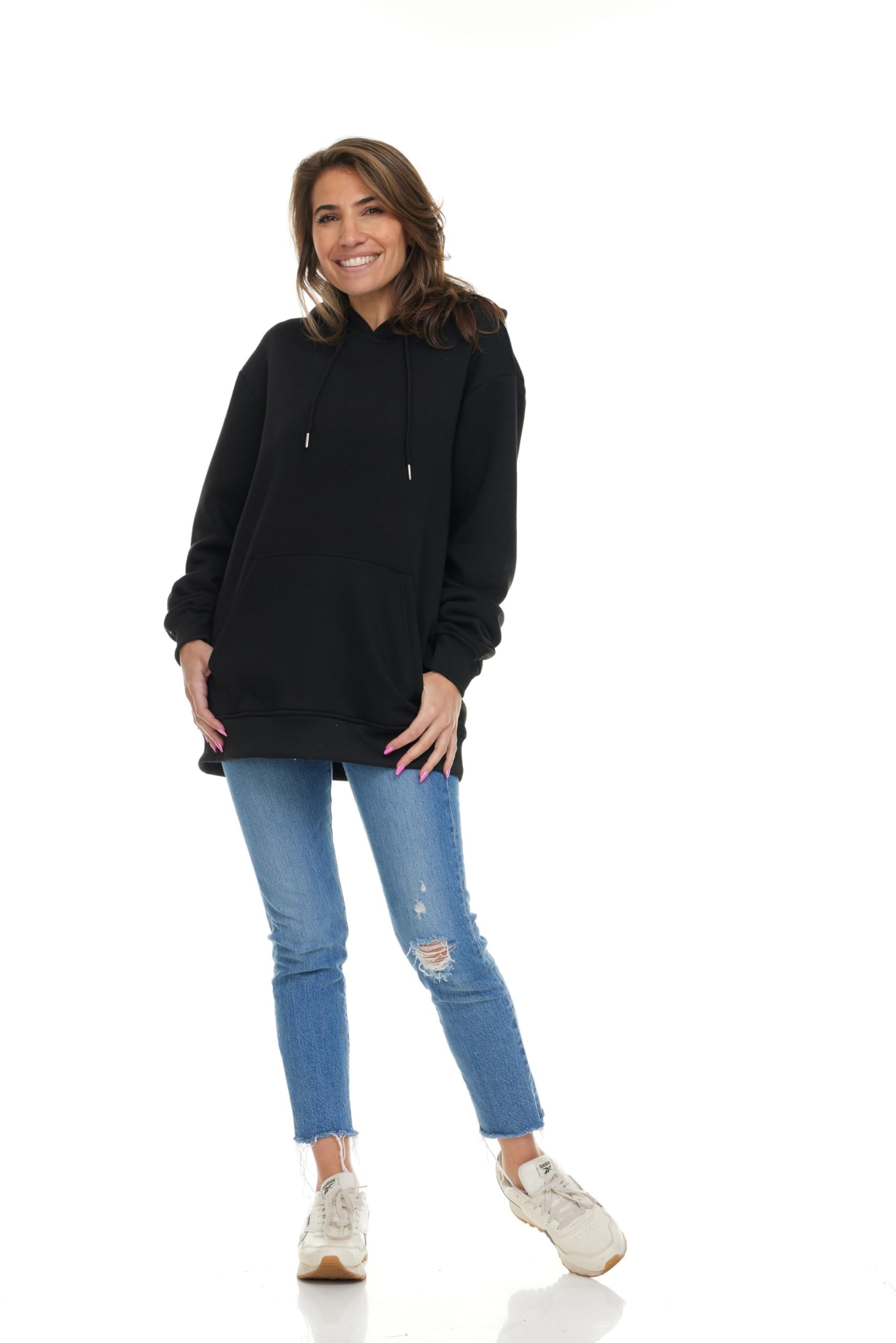 BILLIONHATS Womens Hoodie Oversized Sweatshirts,Cotton Blend, Bulk Womens Hoodie - Picture 39 of 87