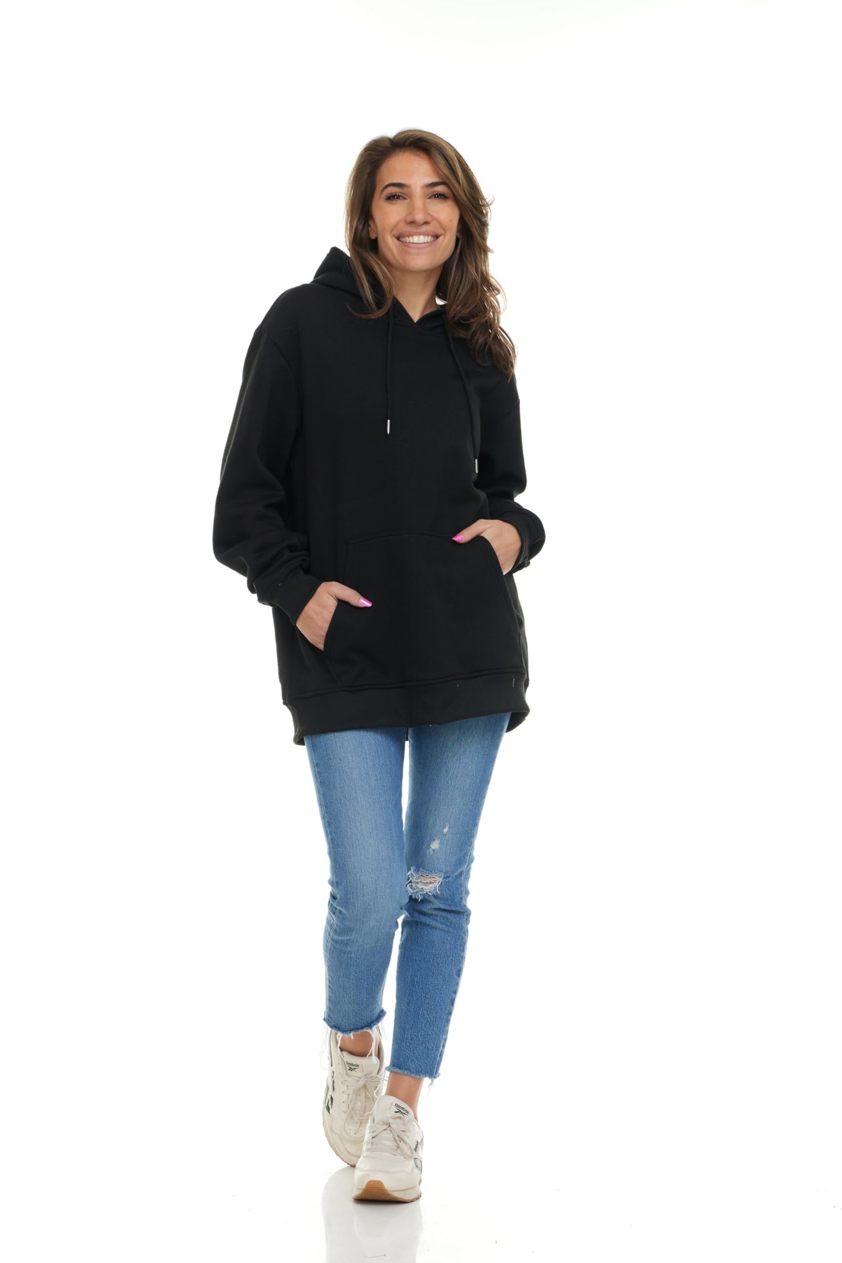 BILLIONHATS Womens Hoodie Oversized Sweatshirts,Cotton Blend, Bulk Womens Hoodie - Picture 38 of 87