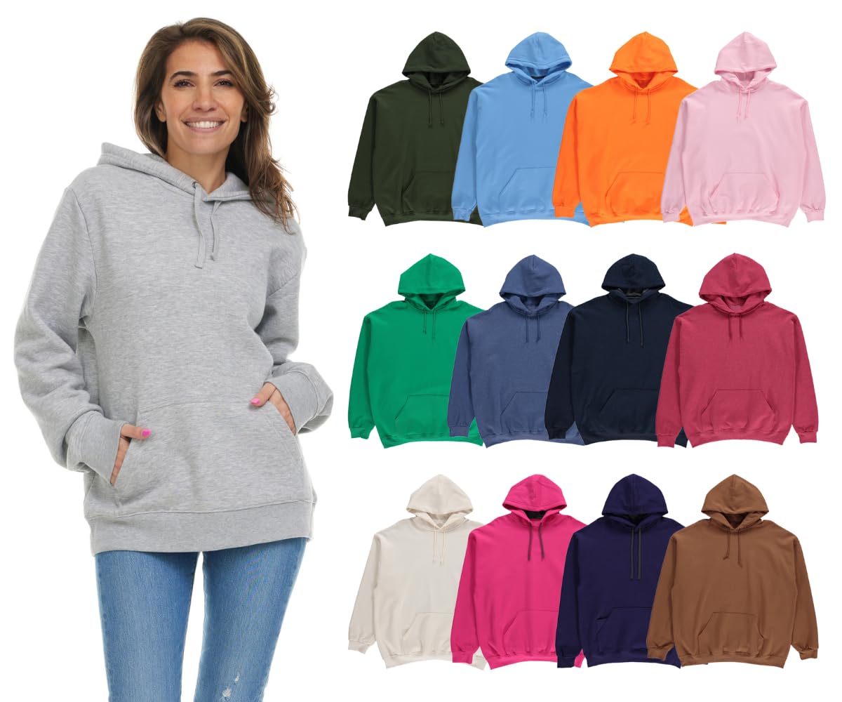 BILLIONHATS Womens Hoodie Oversized Sweatshirts,Cotton Blend, Bulk Womens Hoodie - Picture 36 of 87