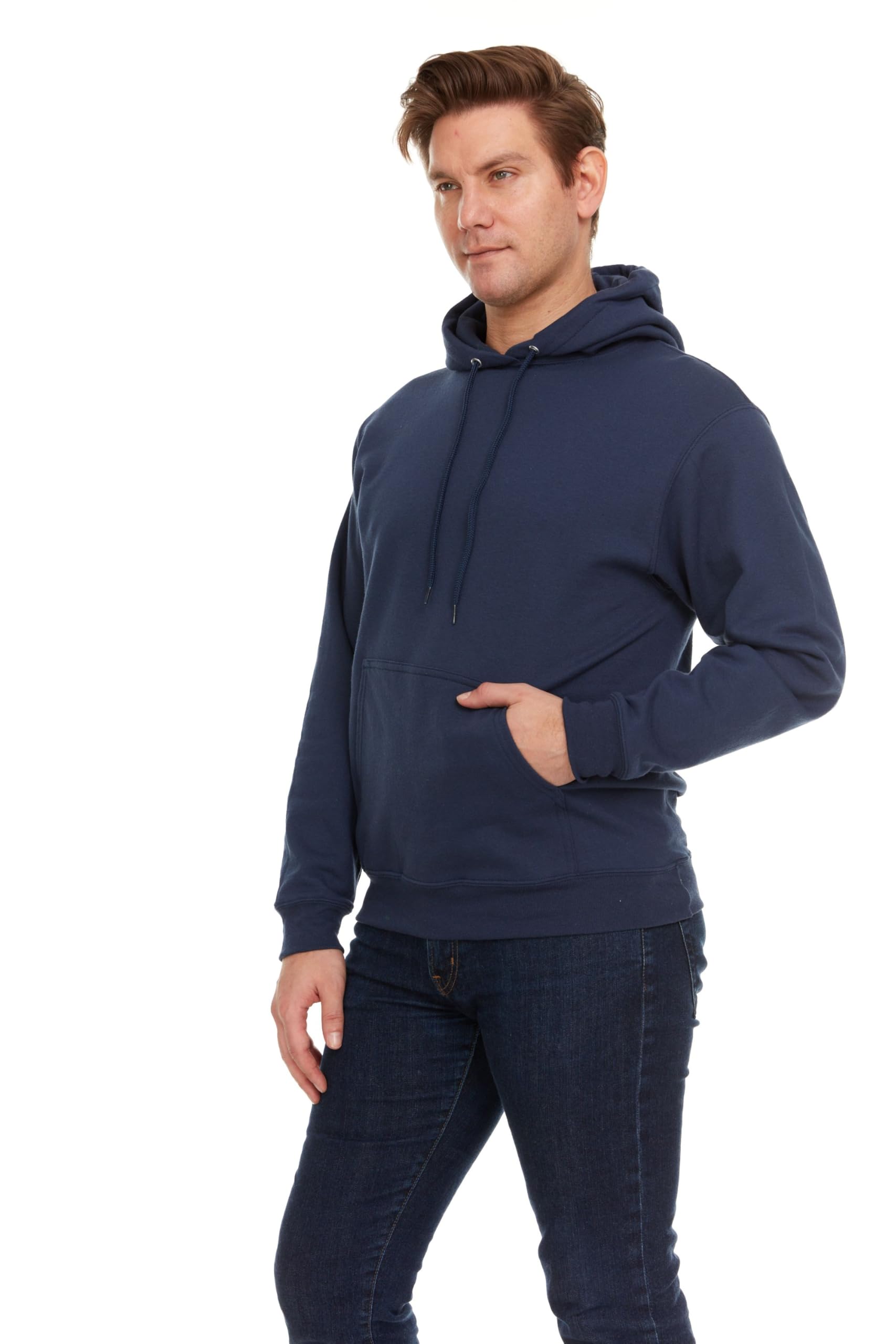 BILLIONHATS 3 Pack Of Mens Hoodie Sweatshirts, Cotton Blend in Bulk Adult Hoodie - Picture 7 of 51