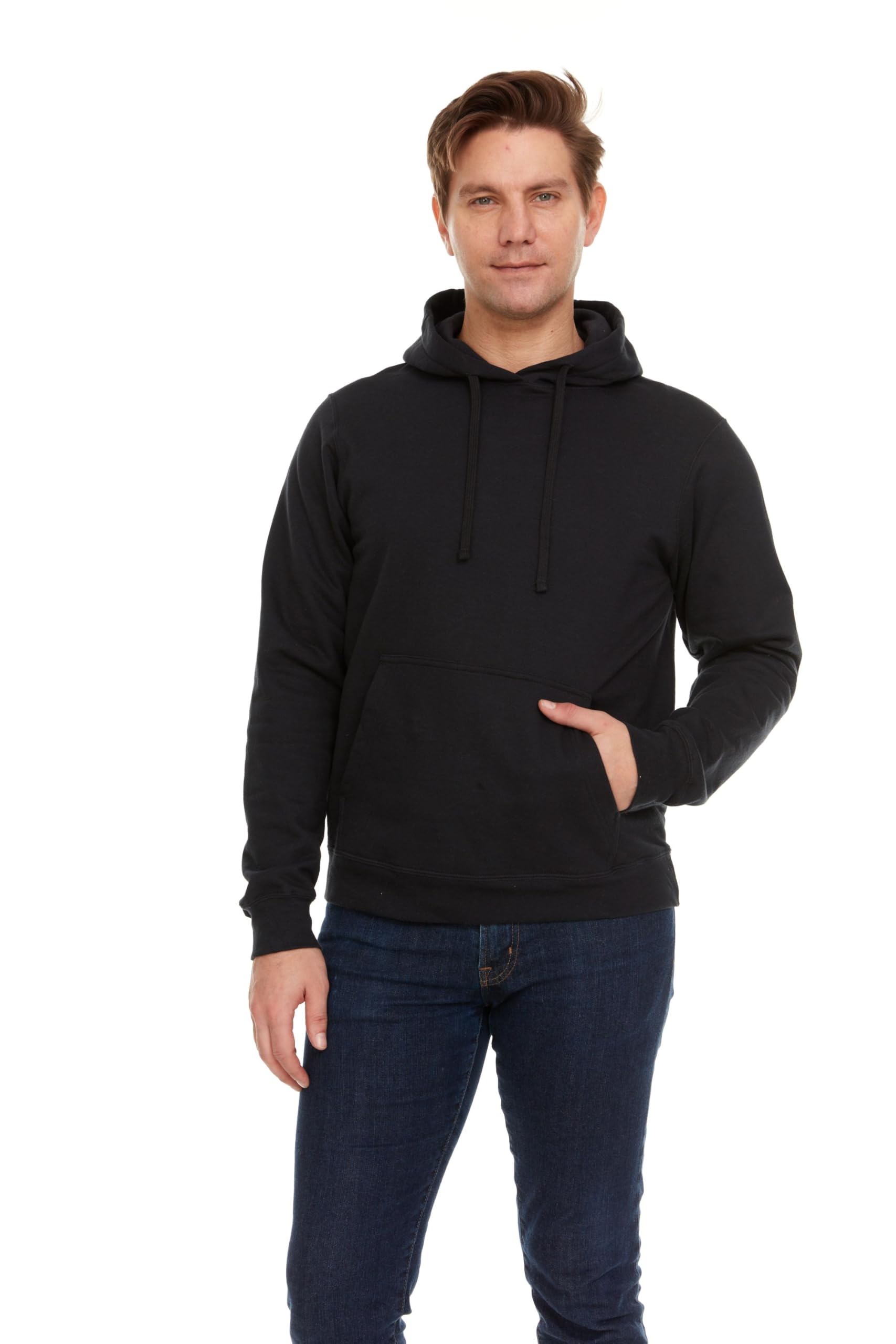 BILLIONHATS 3 Pack Of Mens Hoodie Sweatshirts, Cotton Blend in Bulk Adult Hoodie - Picture 5 of 51