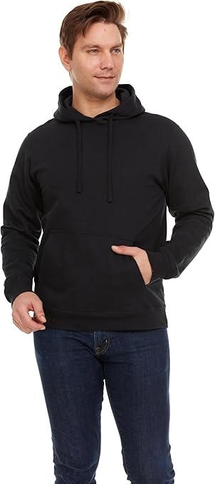 BILLIONHATS 3 Pack Mens Hoodie Sweatshirts, Cotton Blend, Bulk Adults Hoodies - Picture 25 of 30