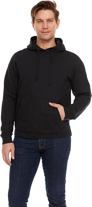 BILLIONHATS 3 Pack Mens Hoodie Sweatshirts, Cotton Blend, Bulk Adults Hoodies - Picture 24 of 30
