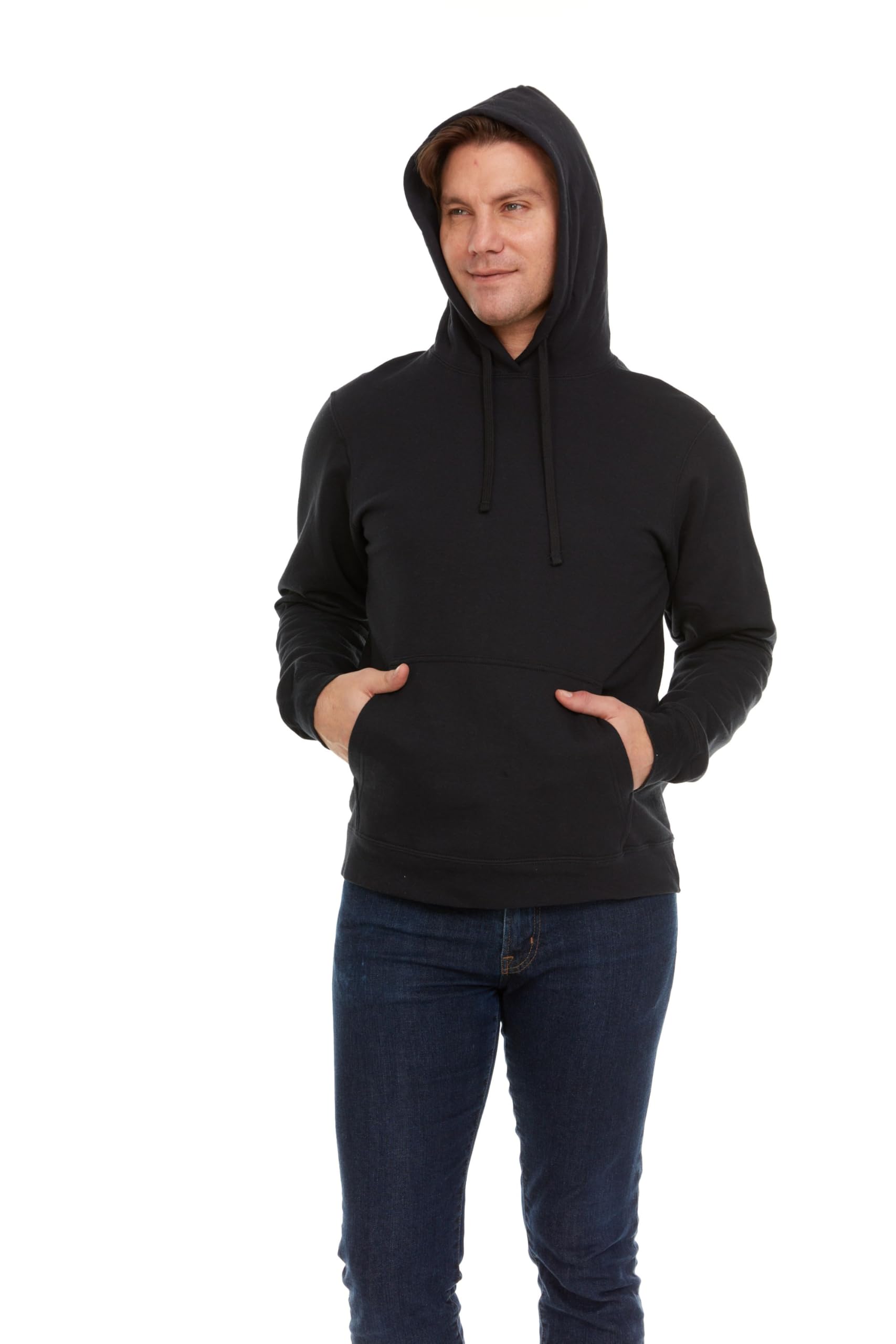 BILLIONHATS 3 Pack Of Mens Hoodie Sweatshirts, Cotton Blend in Bulk Adult Hoodie - Picture 17 of 51