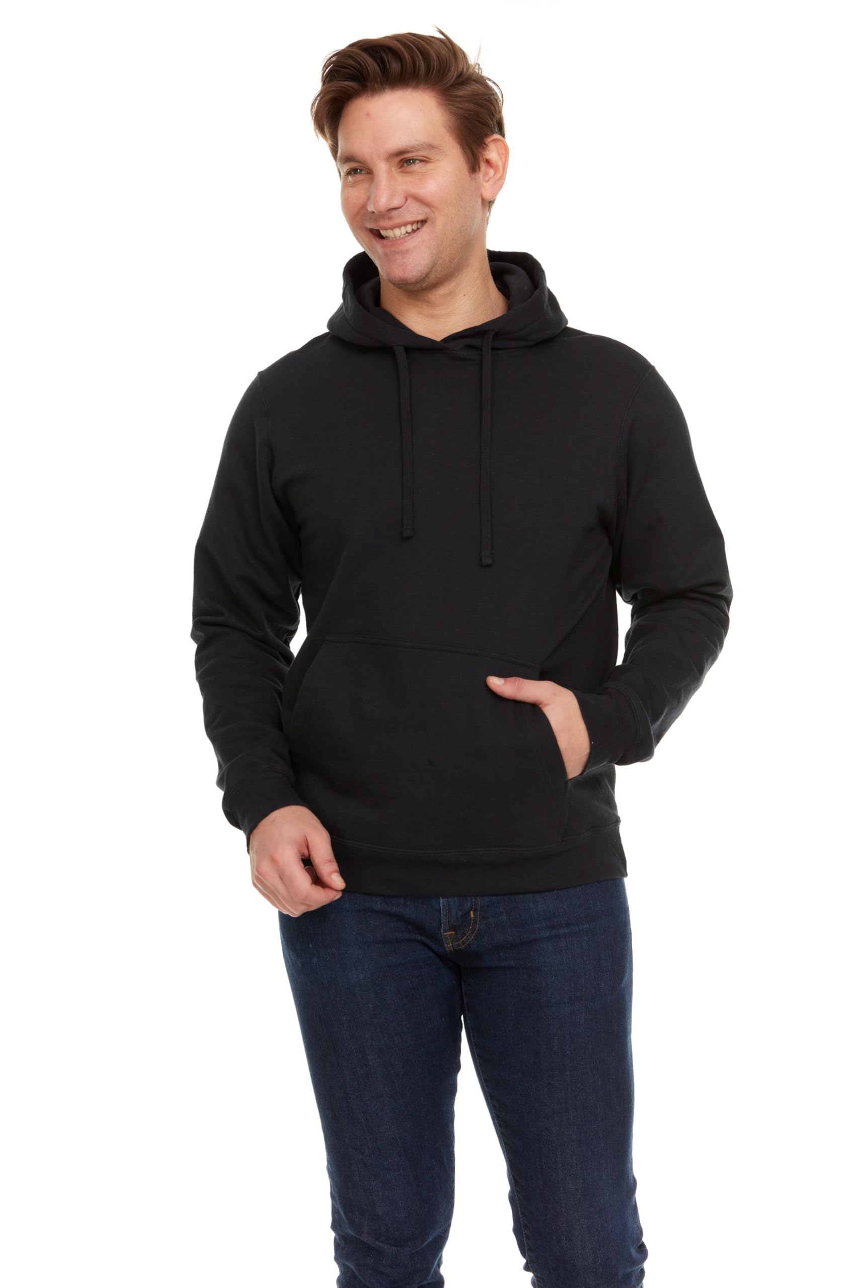 BILLIONHATS 3 Pack Of Mens Hoodie Sweatshirts, Cotton Blend in Bulk Adult Hoodie - Picture 13 of 51
