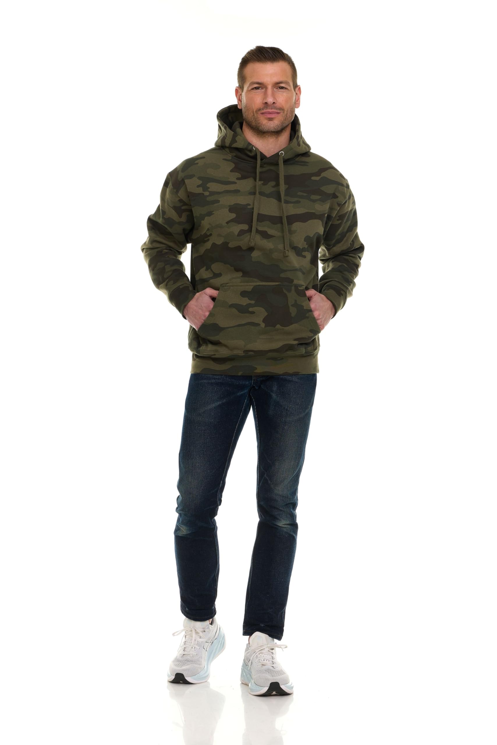 BILLIONHATS 3 Pack Of Mens Hoodie Sweatshirts, Cotton Blend in Bulk Adult Hoodie - Picture 22 of 51