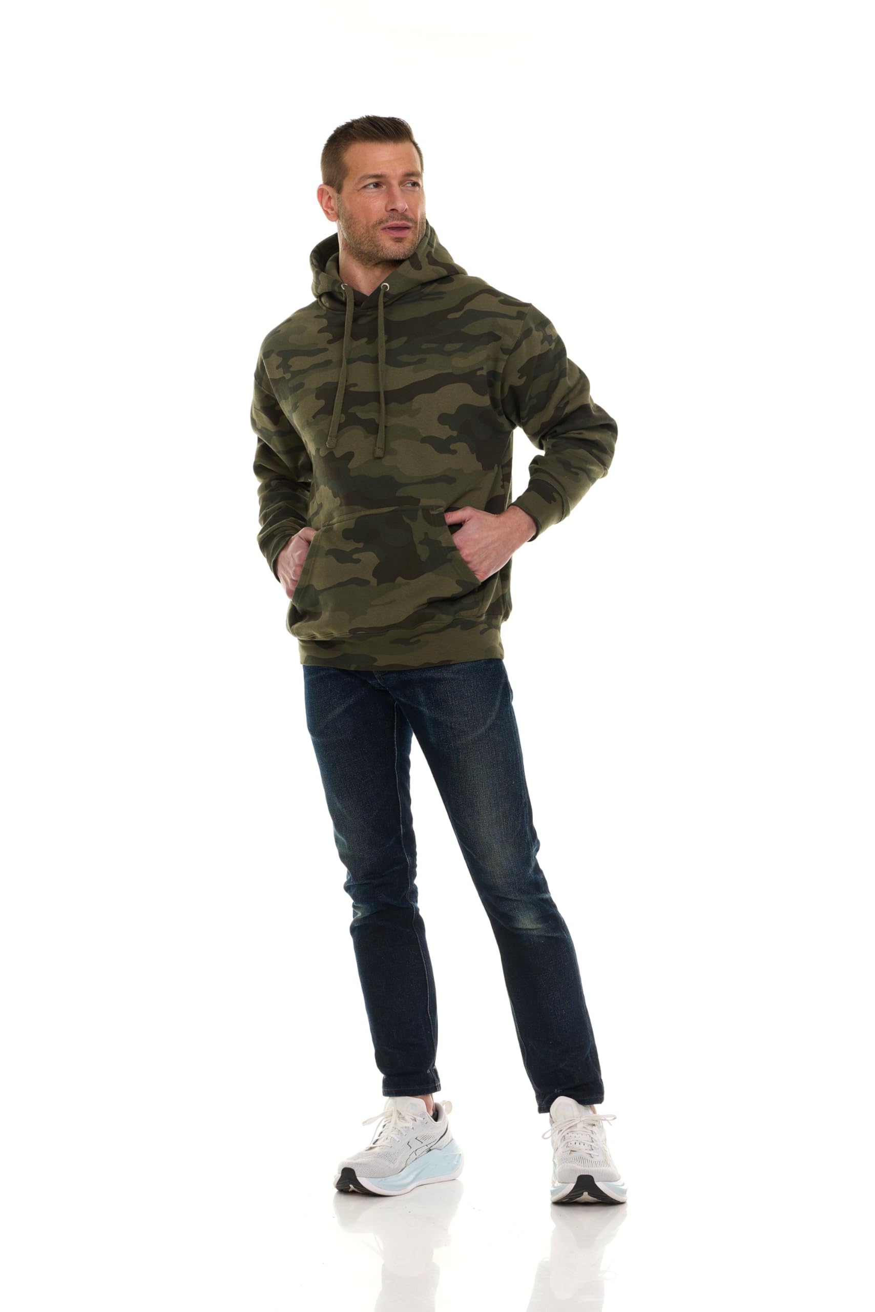BILLIONHATS 3 Pack Of Mens Hoodie Sweatshirts, Cotton Blend in Bulk Adult Hoodie - Picture 24 of 51