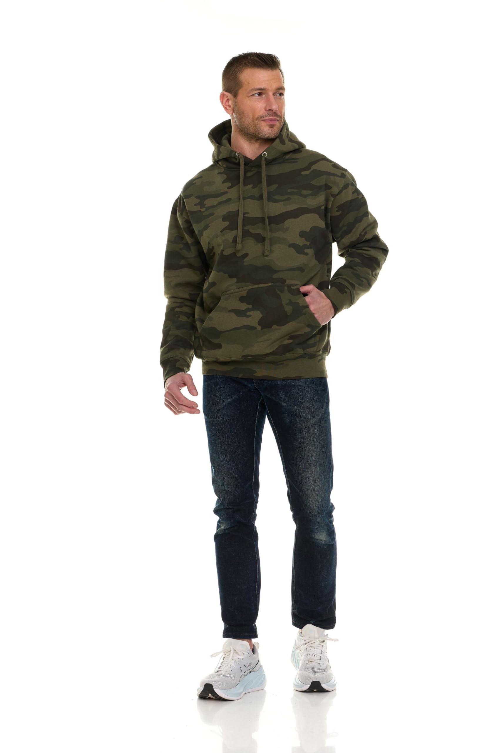 BILLIONHATS 3 Pack Of Mens Hoodie Sweatshirts, Cotton Blend in Bulk Adult Hoodie - Picture 23 of 51
