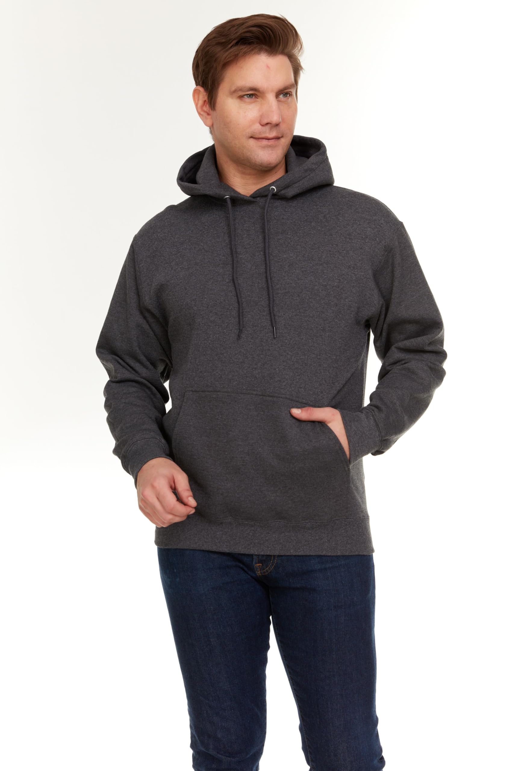 BILLIONHATS 3 Pack Of Mens Hoodie Sweatshirts, Cotton Blend in Bulk Adult Hoodie - Picture 27 of 51
