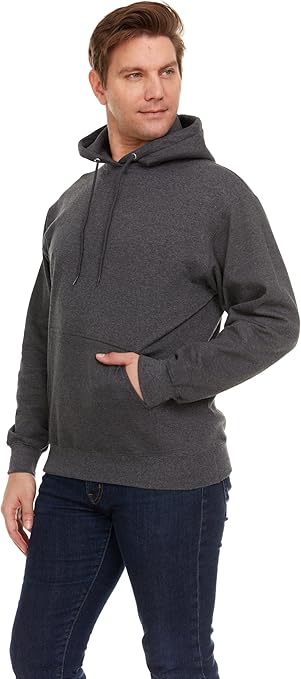 BILLIONHATS 3 Pack Mens Hoodie Sweatshirts, Cotton Blend, Bulk Adults Hoodies - Picture 12 of 30