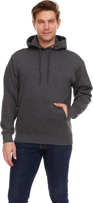 BILLIONHATS 3 Pack Mens Hoodie Sweatshirts, Cotton Blend, Bulk Adults Hoodies - Picture 10 of 30