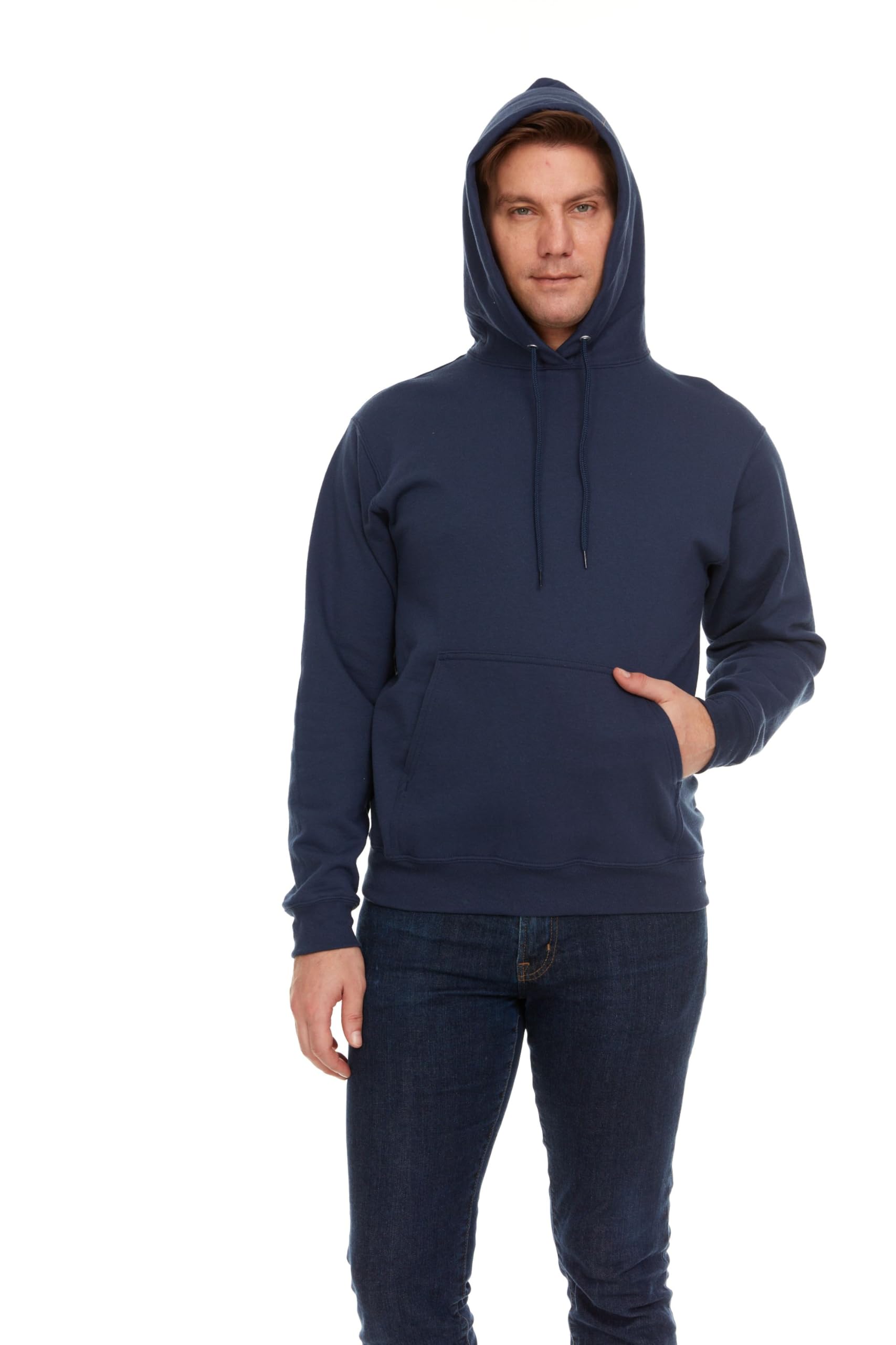 BILLIONHATS 3 Pack Of Mens Hoodie Sweatshirts, Cotton Blend in Bulk Adult Hoodie - Picture 37 of 51