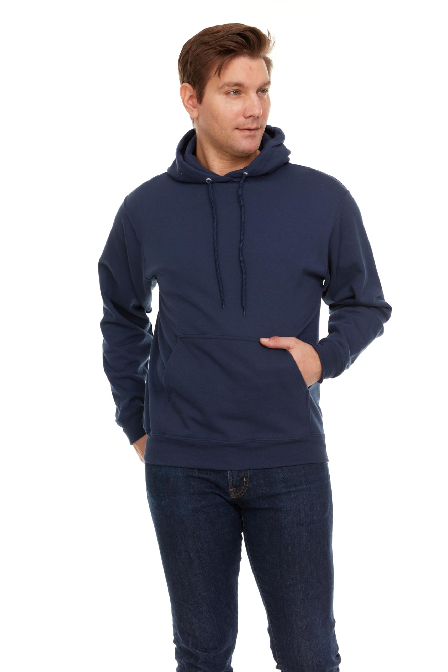BILLIONHATS 3 Pack Of Mens Hoodie Sweatshirts, Cotton Blend in Bulk Adult Hoodie - Picture 35 of 51