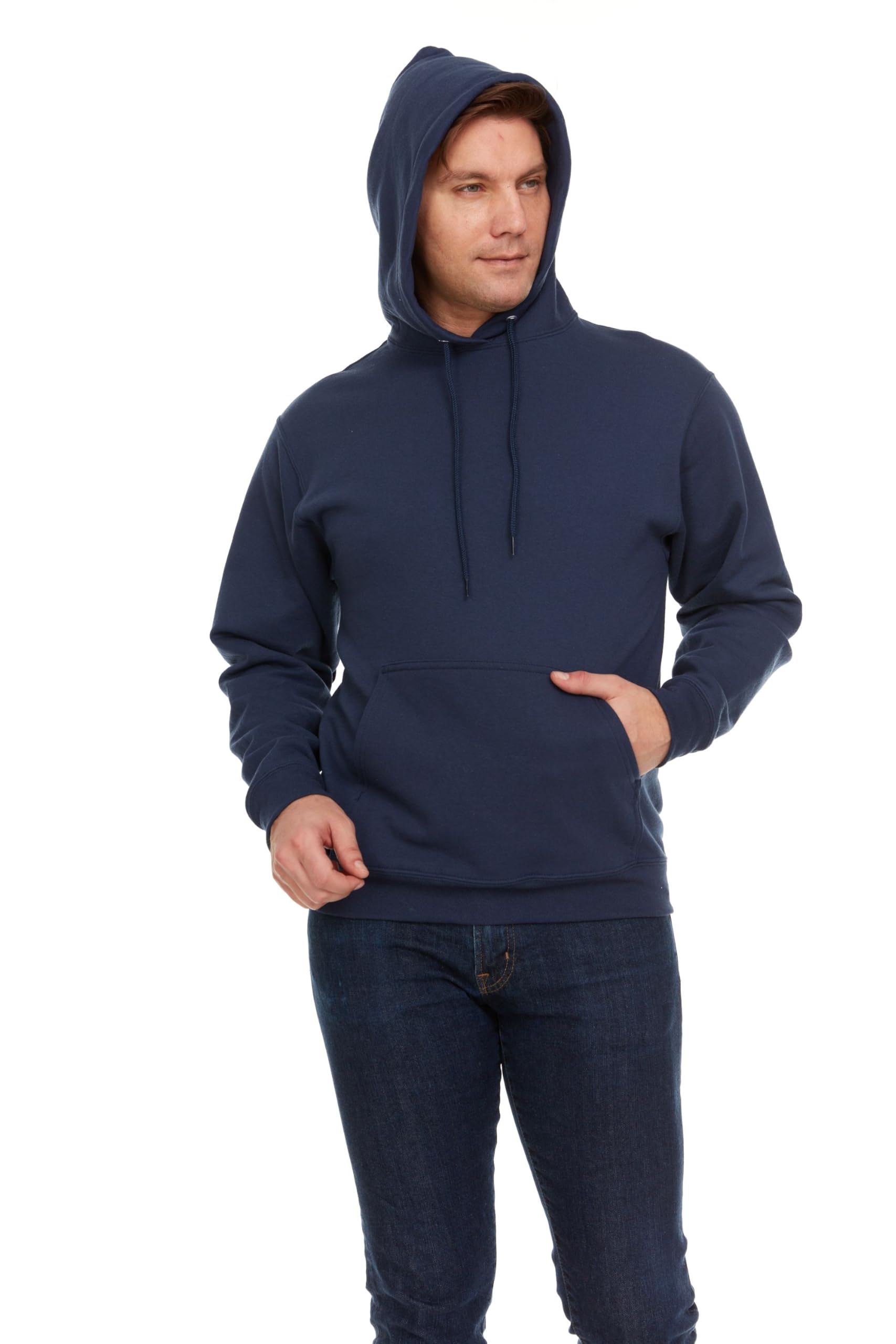 BILLIONHATS 3 Pack Of Mens Hoodie Sweatshirts, Cotton Blend in Bulk Adult Hoodie - Picture 38 of 51