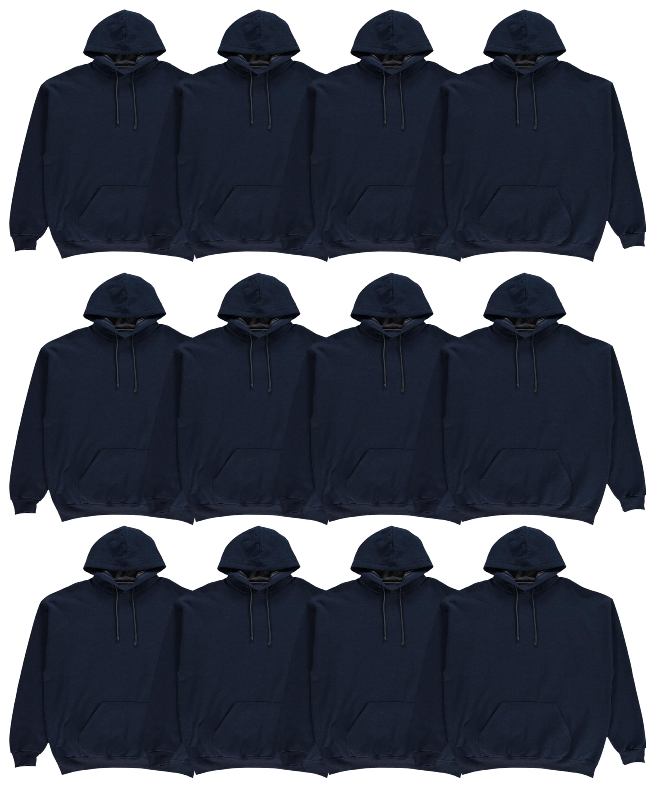 BILLIONHATS Mens Fleece Lined Cotton Shorts, Casual Comfy Lounge Shorts in Bulk - Picture 28 of 34