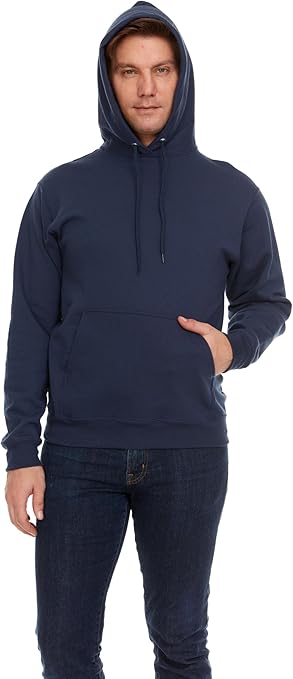 BILLIONHATS 3 Pack Mens Hoodie Sweatshirts, Cotton Blend, Bulk Adults Hoodies - Picture 7 of 30