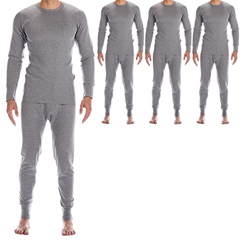 3 Pack of 2pc Thermal Sets for Men, Base Layer Long Johns Underwear,Top & Bottom - Picture 15 of 30