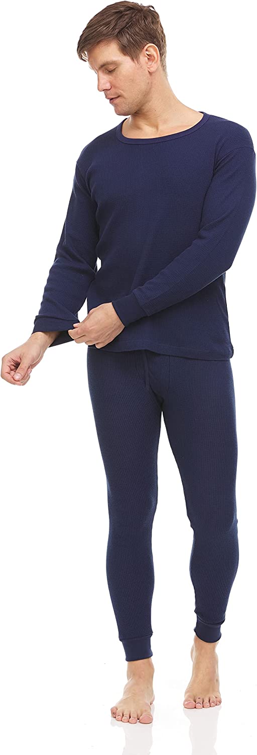 3 Pack of 2pc Thermal Sets for Men, Base Layer Long Johns Underwear,Top & Bottom - Picture 11 of 30