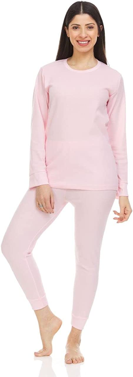 3 Pack of 2pc Thermal Sets for Women Base Layer Long Johns Underwear, Top&Bottom - Picture 16 of 24