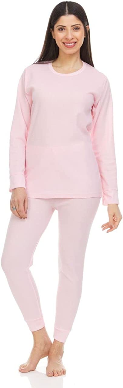 3 Pack of 2pc Thermal Sets for Women Base Layer Long Johns Underwear, Top&Bottom - Picture 15 of 24