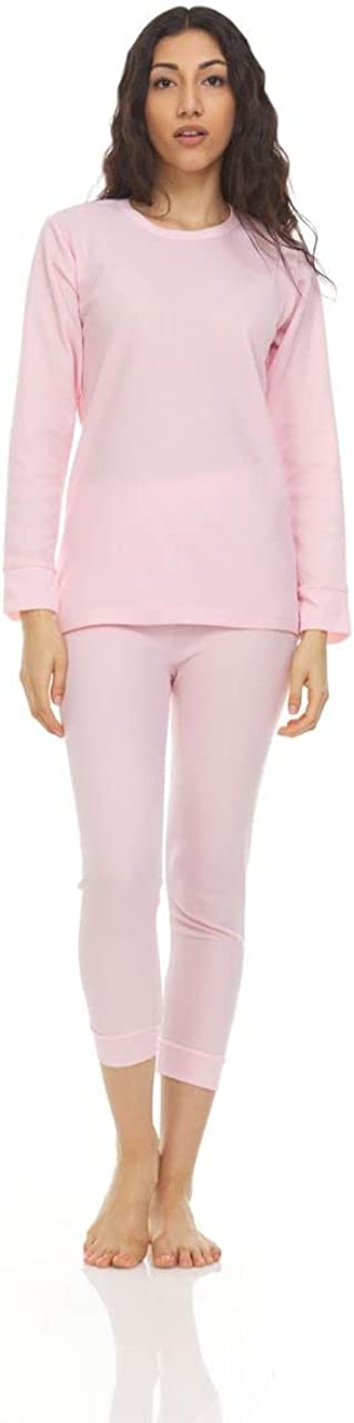 3 Pack of 2pc Thermal Sets for Women Base Layer Long Johns Underwear, Top&Bottom - Picture 13 of 24